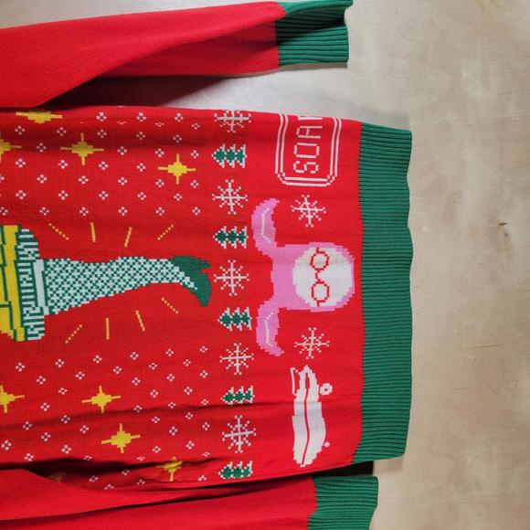 A Christmas Story Xmas Holiday Red Ugly Long Sleeve Sweater Unisex Size S - Picture 9 of 10